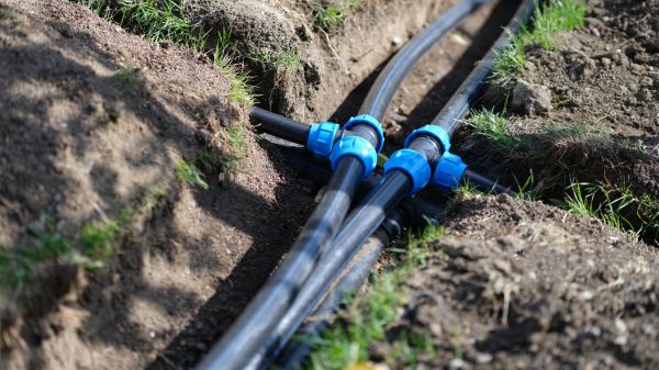 Underground Water Line Installation in Vacaville