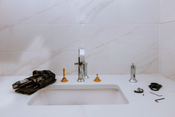 Porcelain Sink Installation in Vacaville